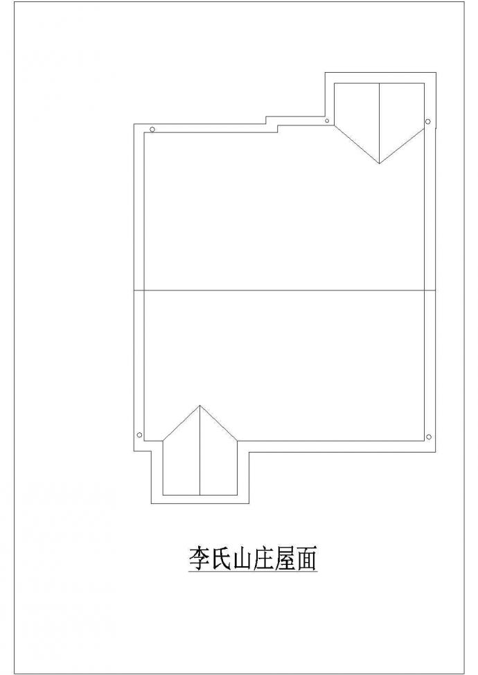 120平米左右单层砖混结构民居住宅楼平立面设计CAD图纸_图1