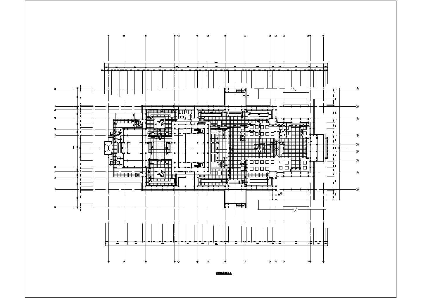大观楼古建出图CAD建筑方案文本-大观楼总平面图
