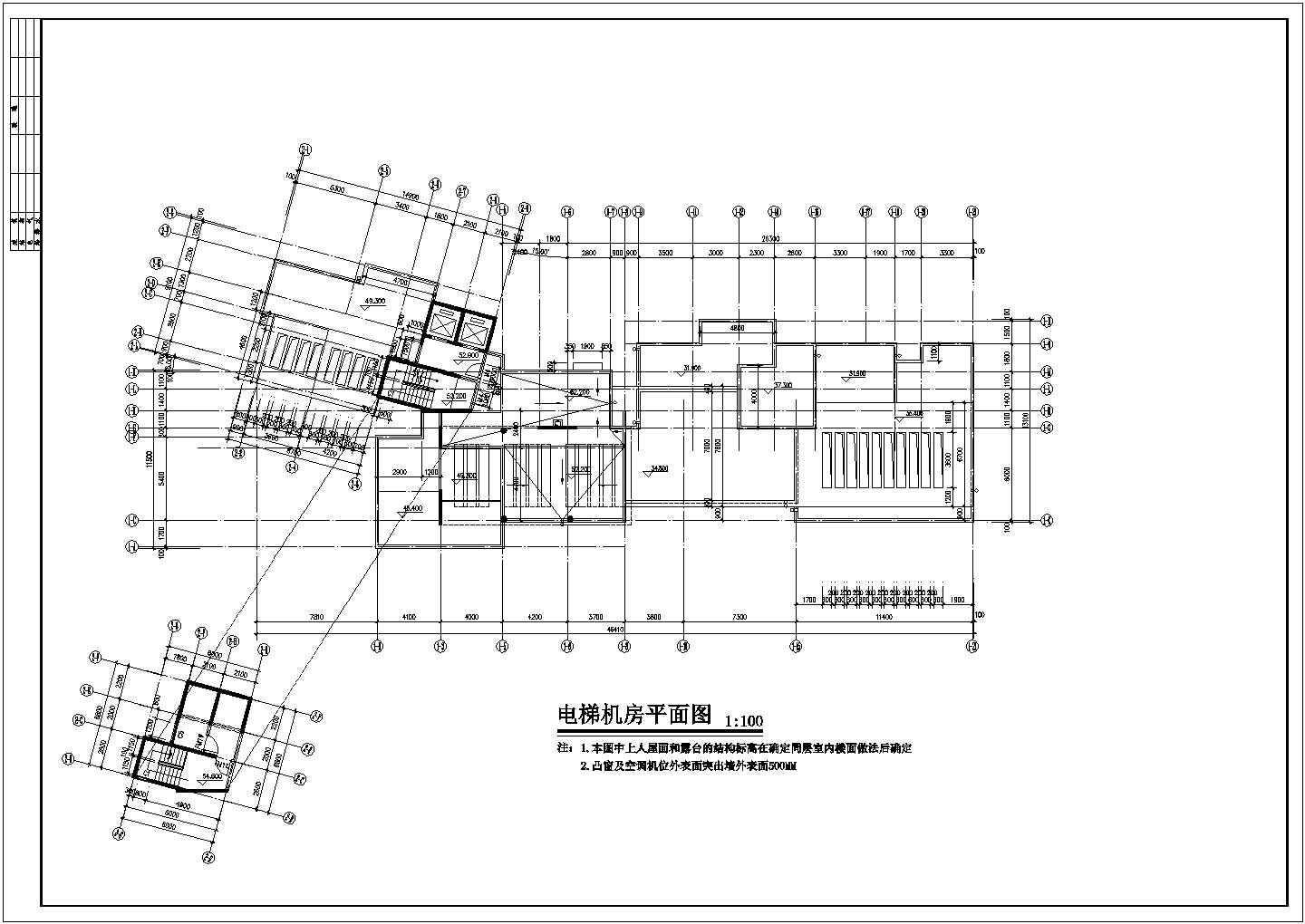昆明市某居住区1.5万平米18层框剪结构住宅楼砌体建筑设计CAD图纸