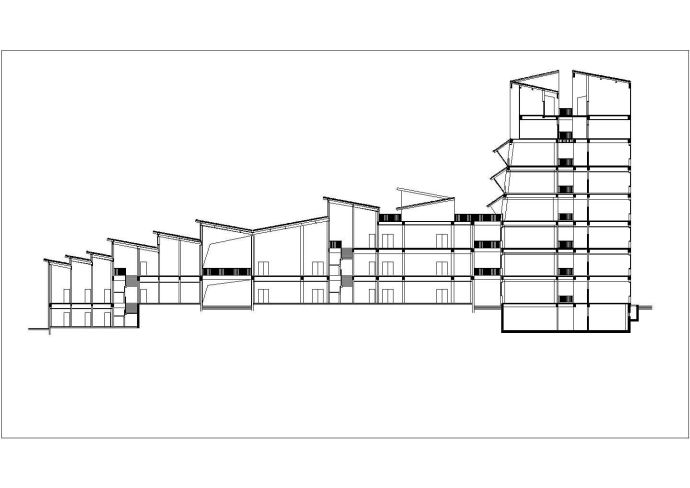 某博物馆CAD建筑施工图设计-立面_图1