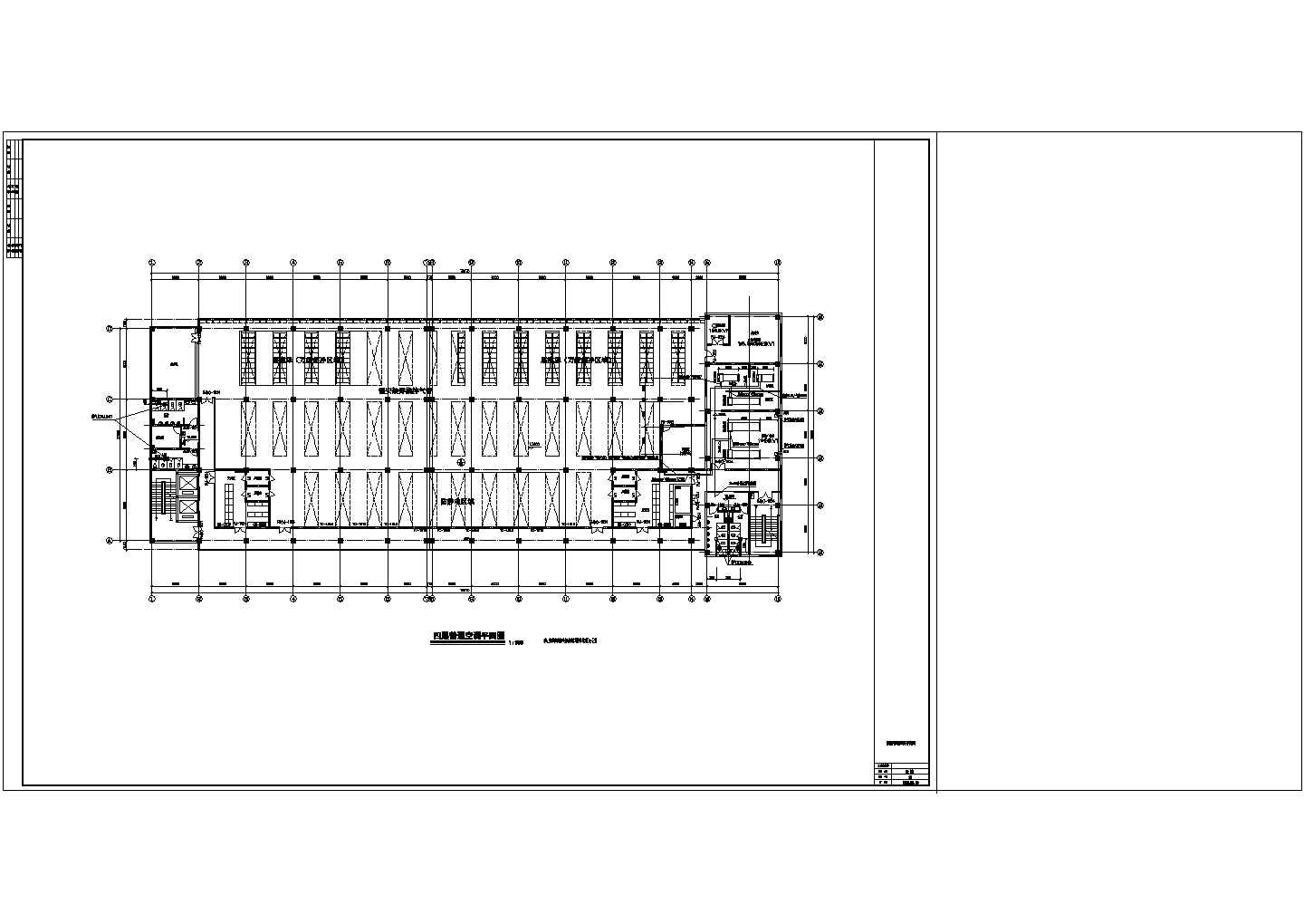 某洁净厂房空调设计cad施工图