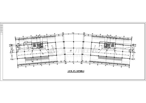 高层科研楼电气设计CAD参考图-图二