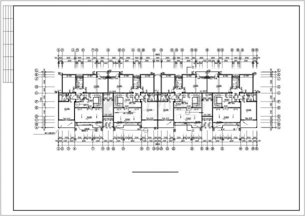 3800平米七层砌体结构住宅楼全套建筑设计CAD图纸（含阁楼和架空层）-图一