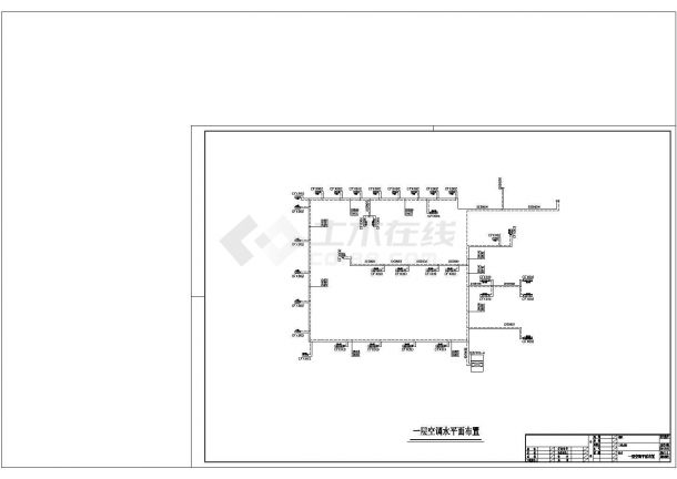 某休闲中心建筑楼整套中央空调系统设计cad施工图-图二