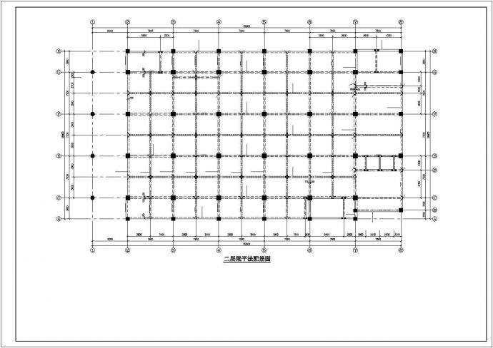 长59.8米 宽28.8米 5层框架住宅楼结构施工图_图1