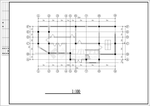 哈尔滨市湖景南苑小区总平面规划设计CAD图纸（含3层会所设计图）-图二