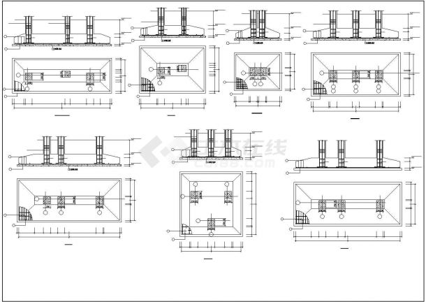 长60.23米 宽11.5米 4层框架住宅楼结构施工图-图二