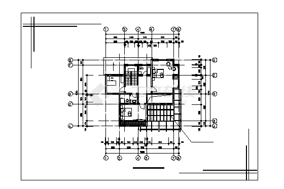 2套连云港研究院有限公司建筑设计施工cad图纸-图一