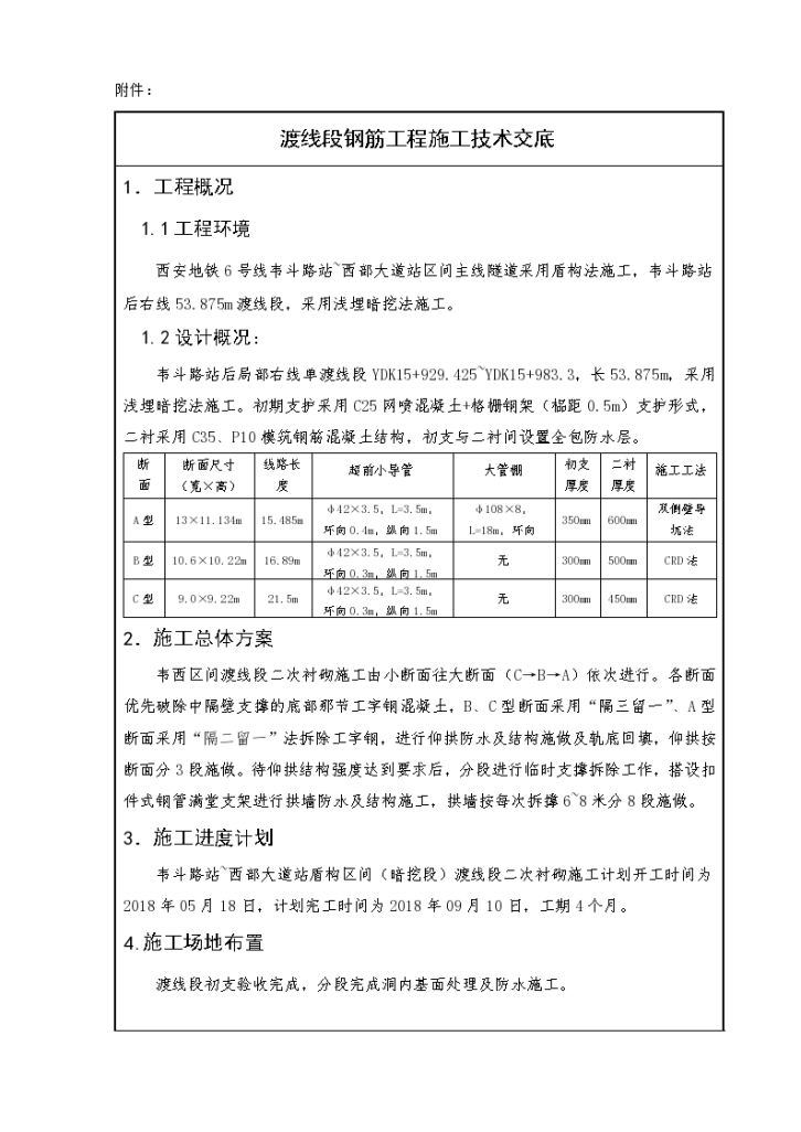 韦西区间渡线段钢筋工程施工技术交底-图二