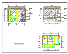 某现代两居样板间装修设计cad方案（含效果）-图二
