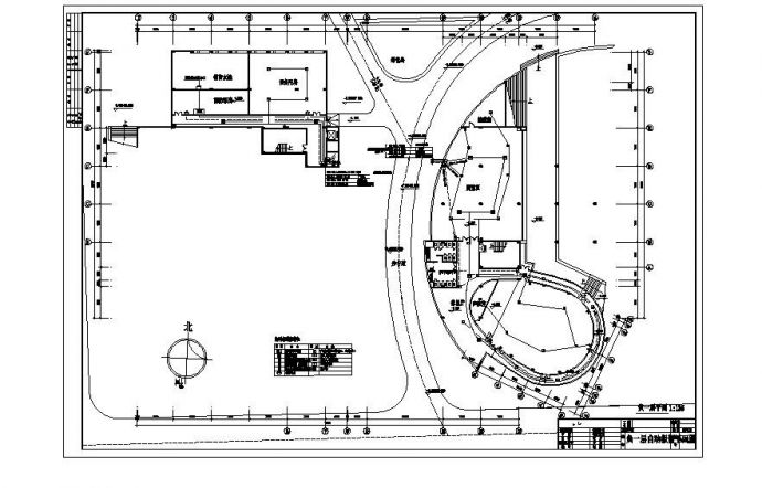 5层大学图书馆消防电气施工设计图_图1