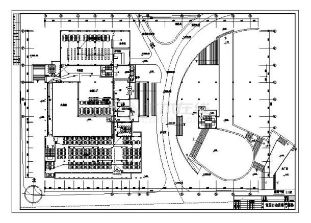 5层大学图书馆消防电气施工设计图-图二