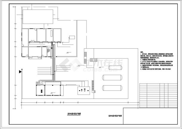 液化气储配站电气CAD参考图-图一