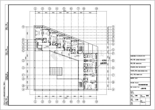 2315平米某博物馆主馆CAD建筑施工图-29地块商住楼方案-图二