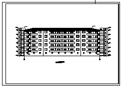 【5层】住宅楼全套cad设计图（4118平，含任务书，计算书，建筑图，结构图）-图二