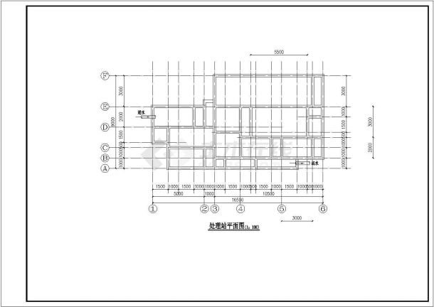 某屠宰场废水处理工程设计cad全套施工图纸（33张图）-图二