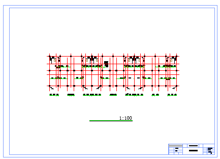 【6层】3547平米六层框架住宅楼cad设计图（计算书、建筑、结构图）_图1