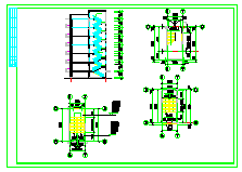 【7层】住宅楼全套cad设计图 （4133平，含计算书，建筑图，结构图）-图一