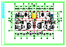 【7层】住宅楼全套cad设计图 （4133平，含计算书，建筑图，结构图）-图二
