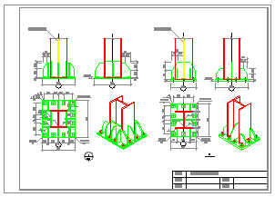 【8层】8层钢结构住宅楼cad设计图（计算书、部分建筑、结构图）-图一