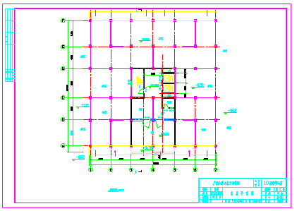 【10层】10层框架剪力墙公寓cad设计图（计算书、部分建筑、结构图）-图一