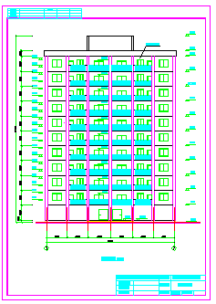 【11层】6442平米11层框剪豪华公寓cad设计图（计算书、建筑、结构图）-图一