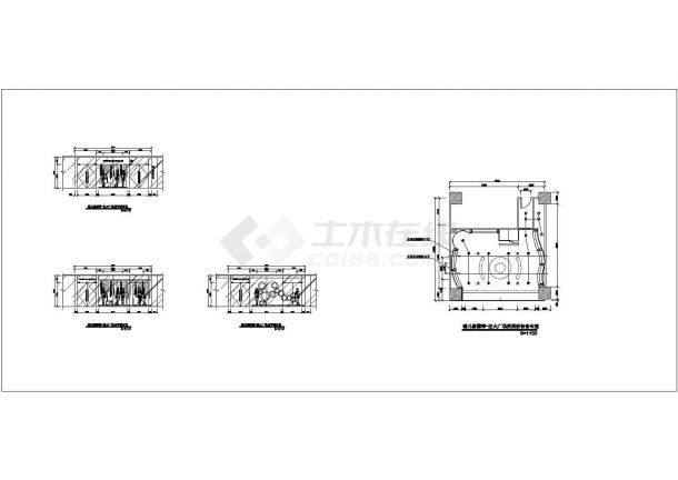 某著名品牌服装店CAD室内装修设计图纸-图一
