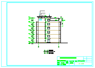 4723平米五层高校学生公寓cad设计图（计算书、部分建筑、结构图）_图1