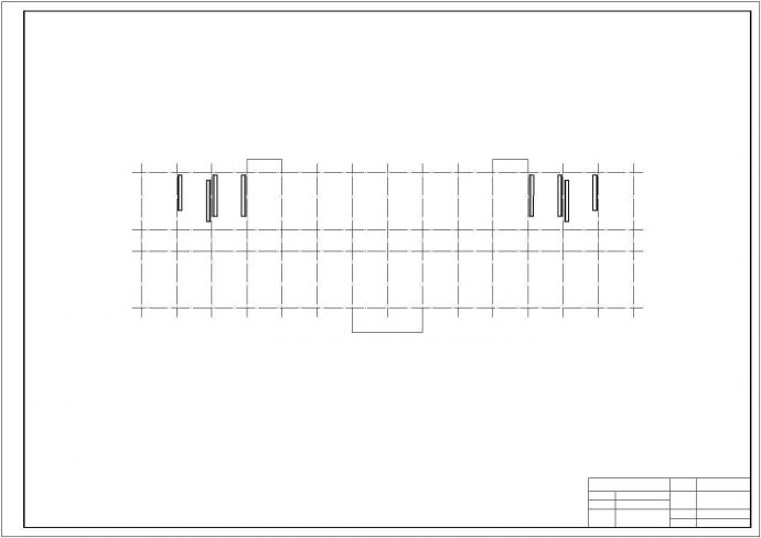 鞍山某中学一层公寓建筑施工设计cad图纸，含说明_图1