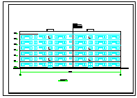 4860平米六层学生公寓cad设计图（计算书、部分建筑、结构图）-图一