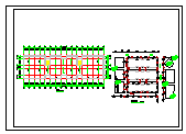 4860平米六层学生公寓cad设计图（计算书、部分建筑、结构图）-图二