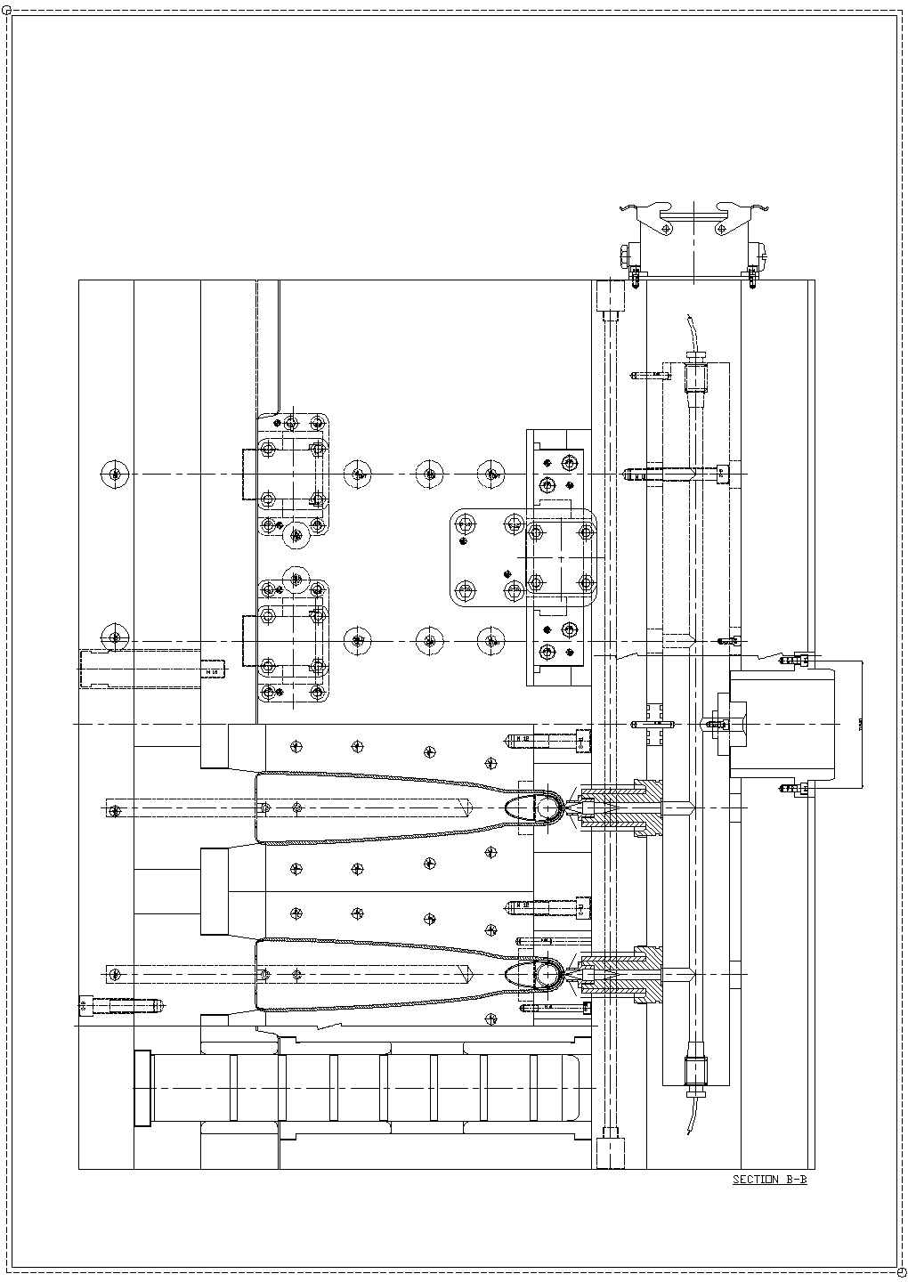 某热嘴油缸CAD构造设计节点图纸