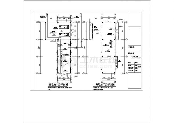 外资企业厂房电气施工图设计-图二