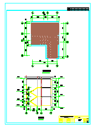 某三层新农村别墅建筑设计cad图纸含效果图_图1
