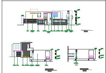 某山地别墅建筑结构设计cad施工图带效果图-图二