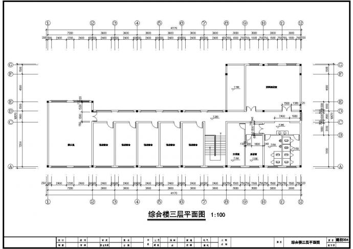 某污水建筑CAD构造设计施工图纸_图1