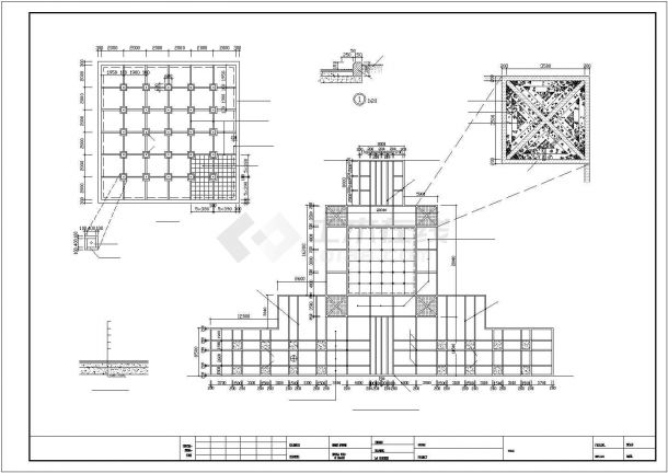 某南方城市亚洲休闲广场项目规划设计施工CAD图纸-图二