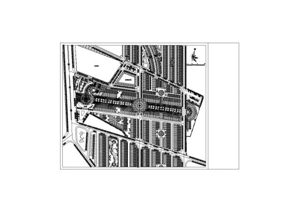 某城市音乐喷泉广场景观项目规划设计施工CAD图纸-图一