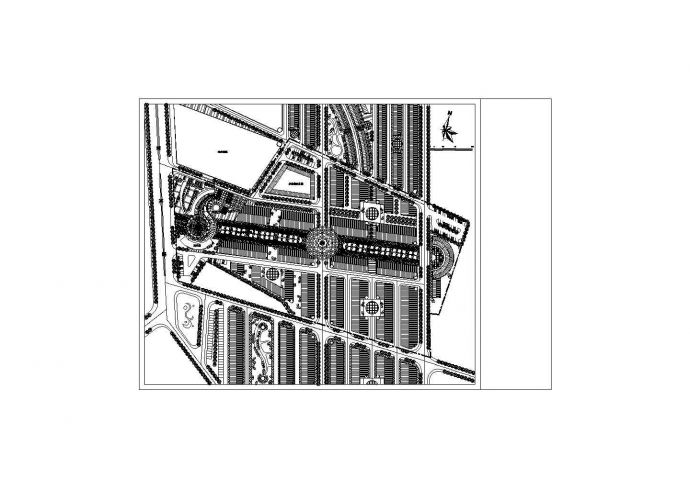 某城市音乐喷泉广场景观项目规划设计施工CAD图纸_图1