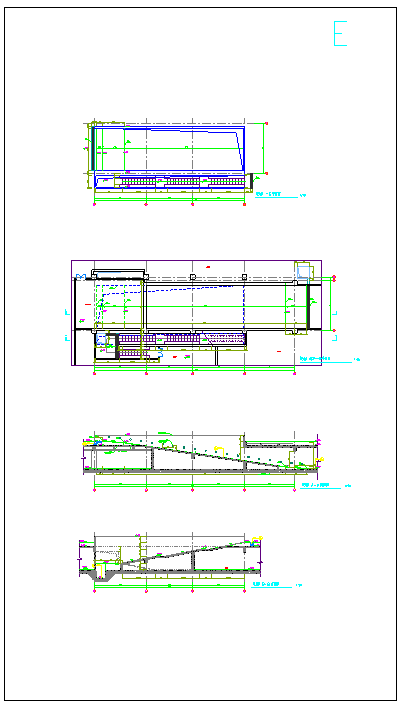 某地区高科技园A1地块工业厂房施工图-建筑CAD图-图二