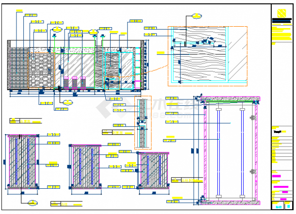 某漱芳斋茶楼一层CAD完整全套设计施工图-图一