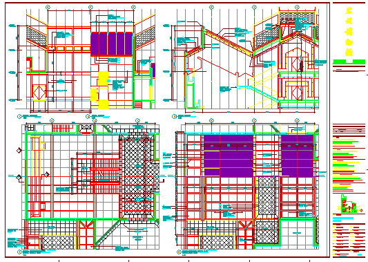 某市博物馆CAD大样构造设计施工图_图1