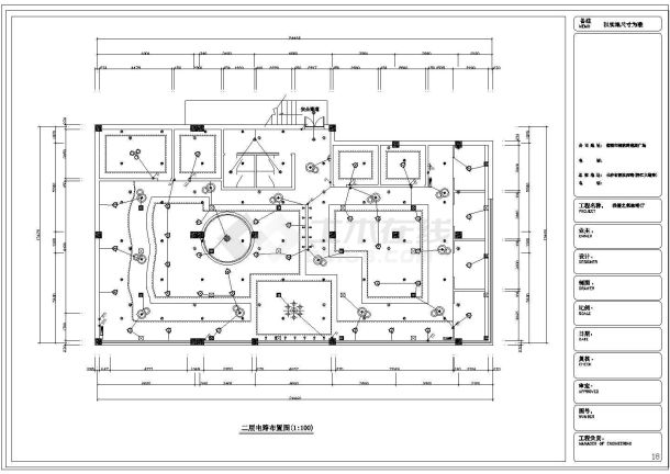  CAD drawing of interior design and decoration of a romantic city coffee shop - Figure 1