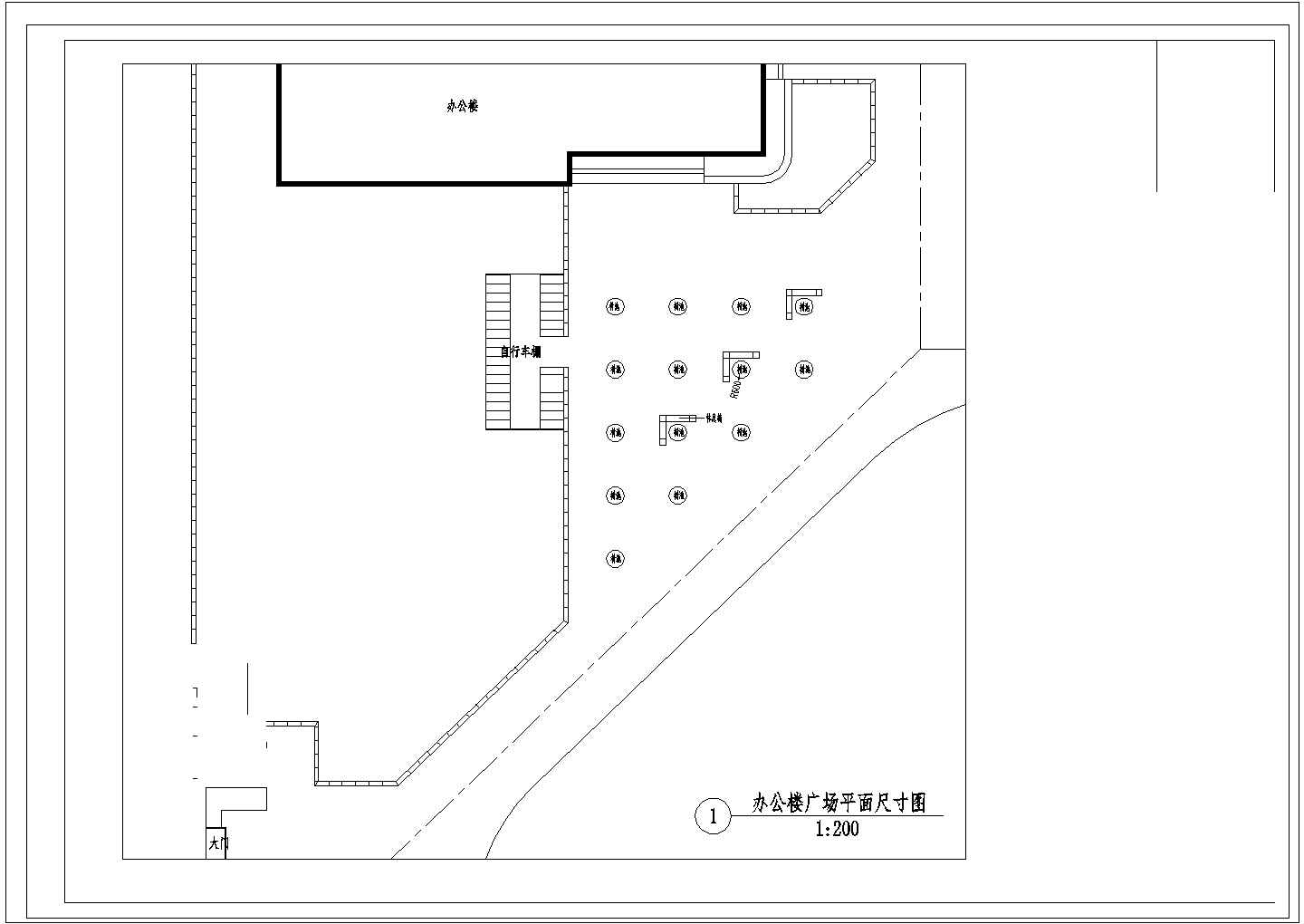 某发电厂景观设计施工图CAD完整详图