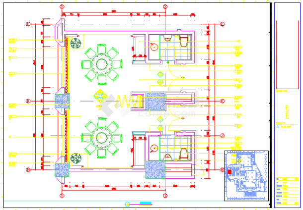 某日式餐厅CAD全套完整详细设计立面图-图一