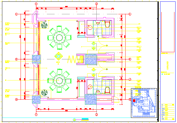 某日式餐厅CAD全套完整详细设计立面图_图1
