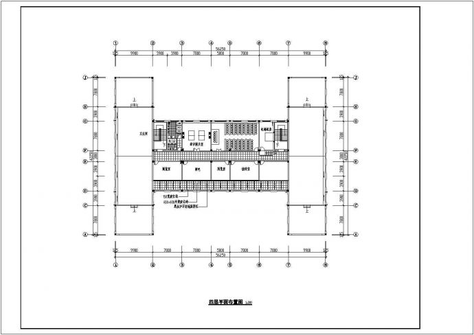 某门诊医院工装CAD设计建筑构造施工图_图1