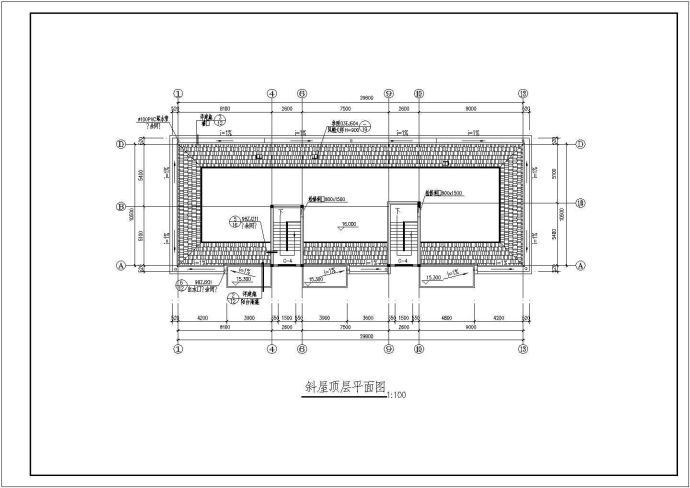 南昌市某小区1650平米5层框架结构住宅楼全套建筑设计CAD图纸_图1
