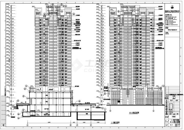 丰湖某大型高层住宅建筑-图二