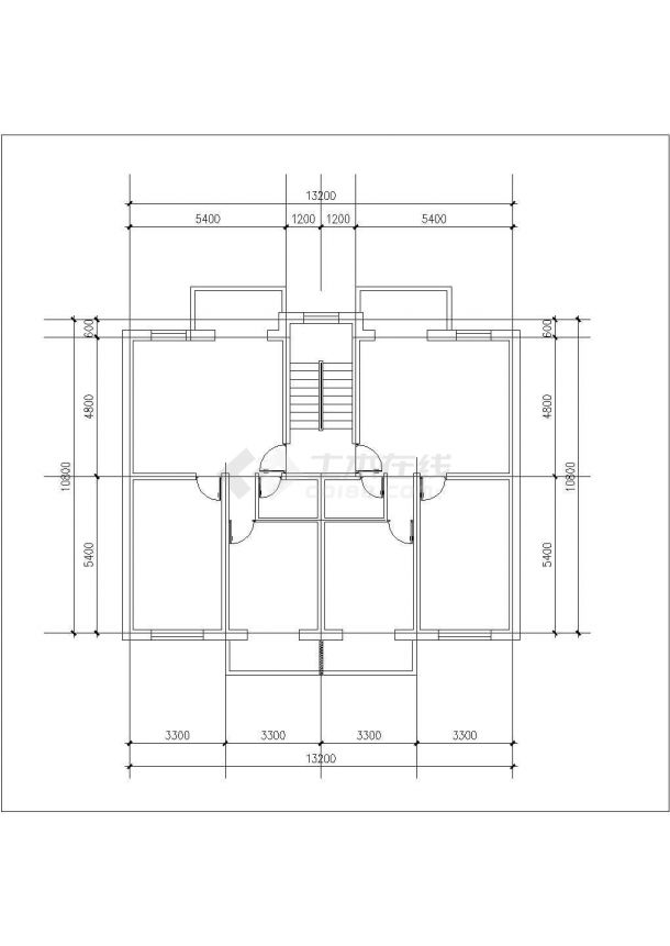 无锡市某新建居住区74-119平米左右的热门户型设计CAD图纸（共14张）-图二
